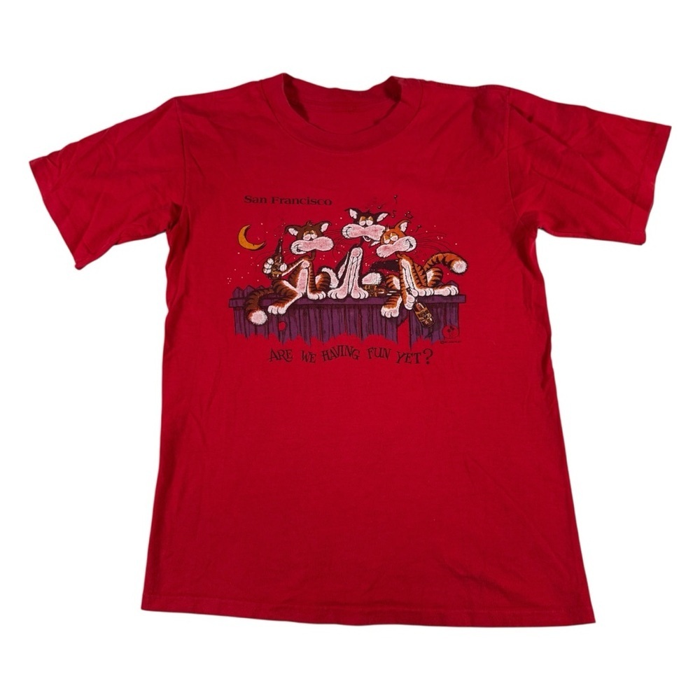 Vintage 80s San Francisco Cats Single Stitch Tee